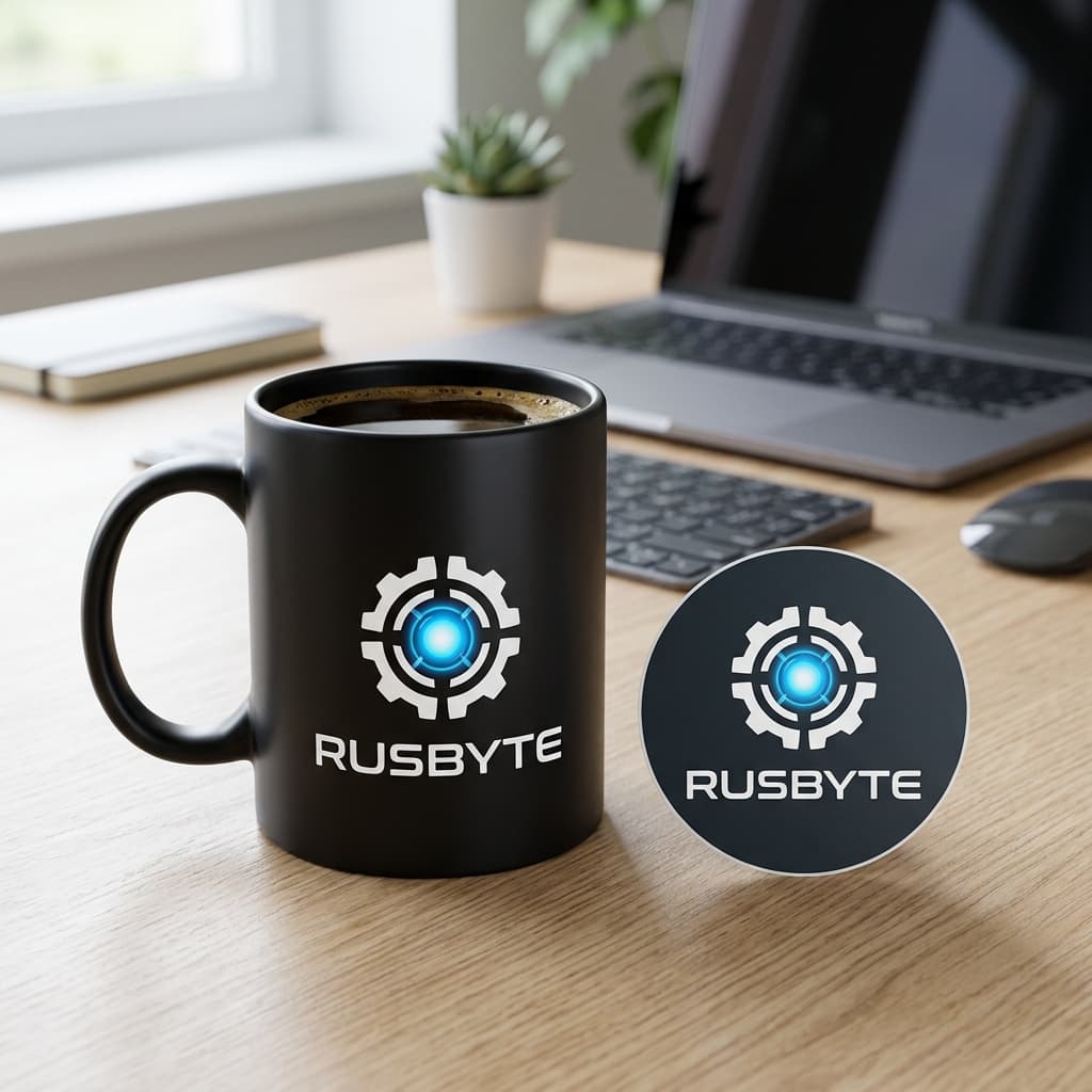 Rusbyte Coffee Mug Mockup